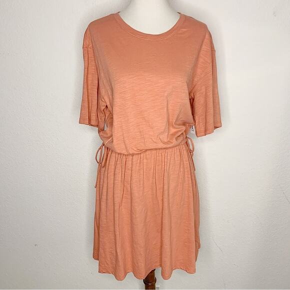 NWT Old Navy Waist-Defined Short-Sleeve Slub-Knit Mini T-Shirt Dress $29.99 - Picture 2 of 8